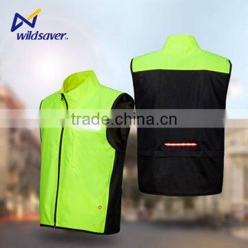 2017 Hot New Product Popular hi Vis Lighted Cool Glow Wear Safety Vest photo-3