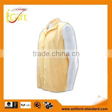 ISO 9001 Audit factory blank nylon pocket design uniform vest