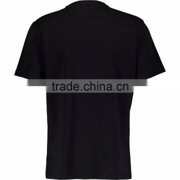 Small Quantity Order Accept Black Pure Cotton Crew Neck Plain T-Shirt Men photo-2
