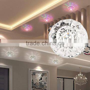 Exquisite 3W LED Modern Crystal Ceiling Light Fixture Lamp Lighting photo-2
