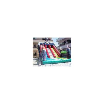 Inflatble Slide / inflatable superman slide 0.55mm PVC Tarpaulin