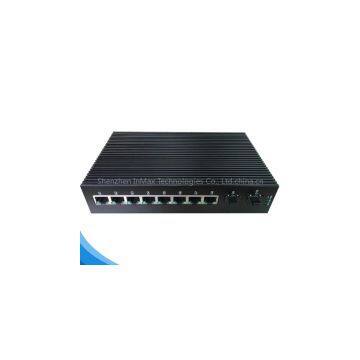 10 ports Gigabit Ethernet industrial network switch