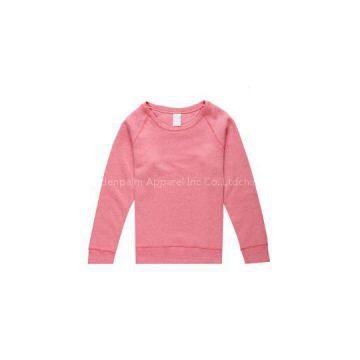 womens crew neck sweatshirts CVC60/40 Woman Crewneck Sweatshirt