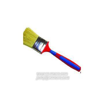 Pure White Bristle paint Brush With TPR Handle