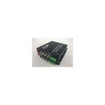 HDTVI fiber optic media converter FC / ST / SC optical connector fibre optic transceiver