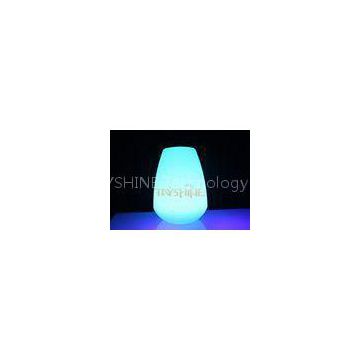 PE Plastic LED Color Change Mood Lamp For Bedroom / LED Home Furniture