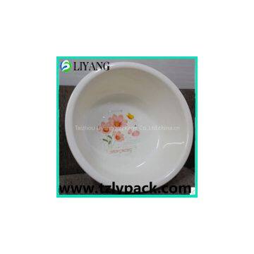 heat transfer/in mould label for plastic washbin