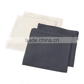 100%polyster white and gray napkin