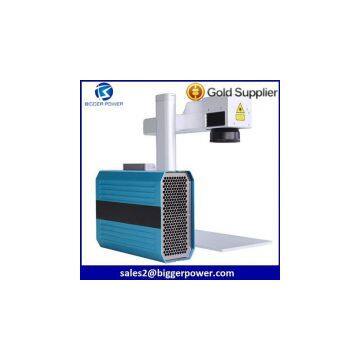 New Premium Exported Mobile Shell IMEI Logo Printer Portable Mini 20w Fiber Laser Marking Machine photo-2