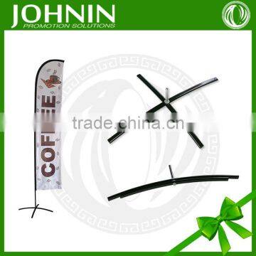 New style promotional advertising flag banners with strong aluminium poles