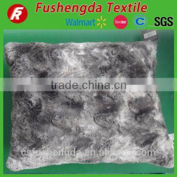 tie dyed pv plush cushion with 300gsm filling