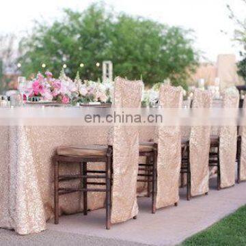 Banquet Charming Style Shiny Sequin Chair Band photo-5
