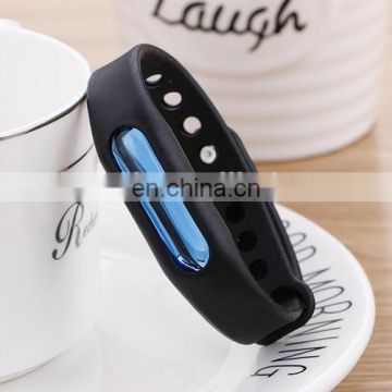 Candy color silicone mosquito repel bracelet, insect repellent wristband