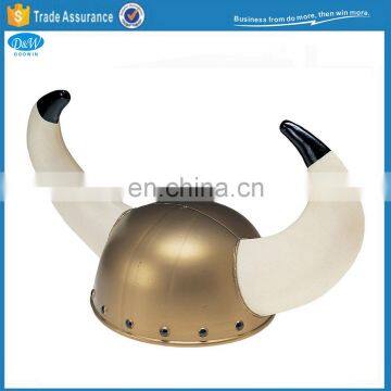 Children plastic viking helmet with horns