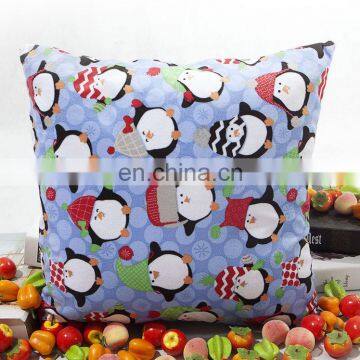 Funny items cute penguin cushion colour cover with zipper