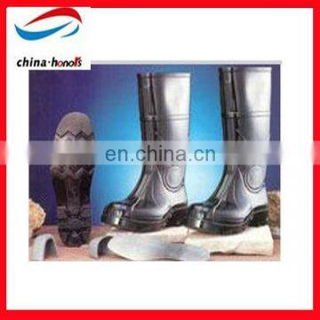 long rubber boots/cheap rubber boots black