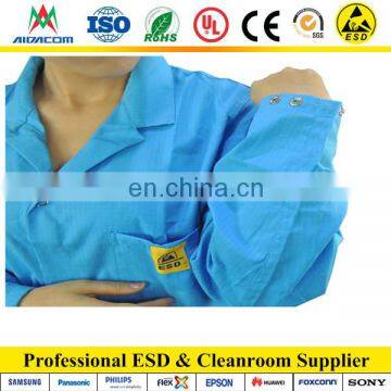 Jacket Type, 5mm Grid White Poly/cotton Anti-static Smock photo-5