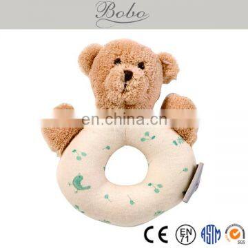 BE142714-A plush stuffed baby rattle