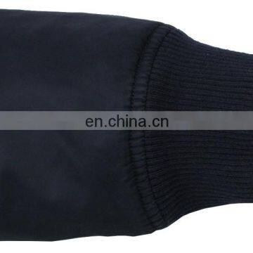 High Quality Nylon Plain Navy Flight Bomber Jacket Mens photo-6