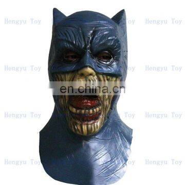 Creepy Batman Fancy Dress Party Props Latex Rubber Horror Batman Mask