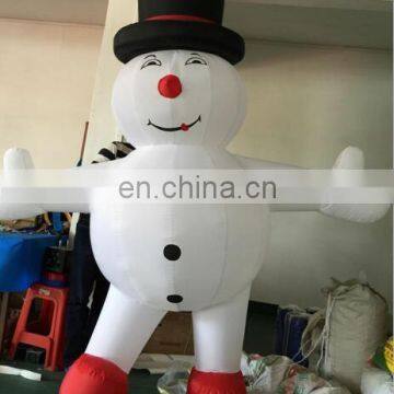 HI CE Inflatable Christmas snowman santa costume for Christmas