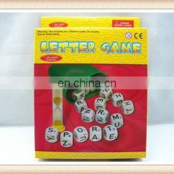 plastic best desktop game toy letter alphabet