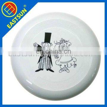 customized 9" round dog plastic frisbee for promotion gift