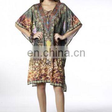 Digital Kaftan- Beachwear kaftan short kaftan v965
