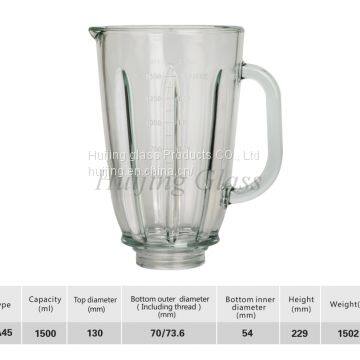 A45 China Factory 1500ml Capacity National Blender Spare Parts Glass Jar photo-4