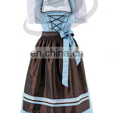 Octoberfest spring women dirndls,3 pcs silk girlss dirndls,daren dirndl Midi Mini Dirndls (Munich Garments)