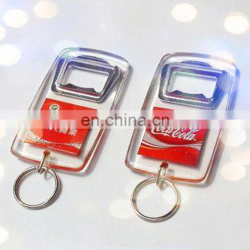 bottle opper acrylic keychain OEM