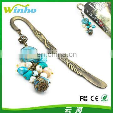 Winho lampwork rhinestone beads bookmark