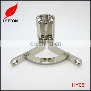 Box accessories zinc alloy Shiny Nicekl L shaped quadrant hinge