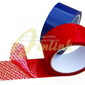 Partial transfer Tamper Proof Security VOID tape