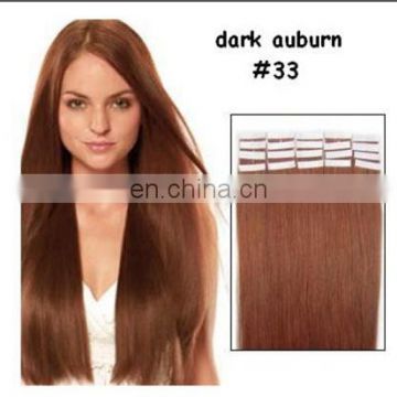 Hot sale factory cheap price high quality 100% human remy body wave skin weft tape hair extensions