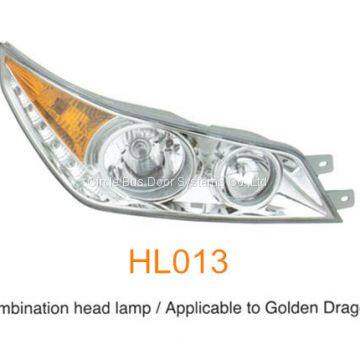 Golden Dragon Higer King Long 6798 bus head lamp,bus front light(HL013)