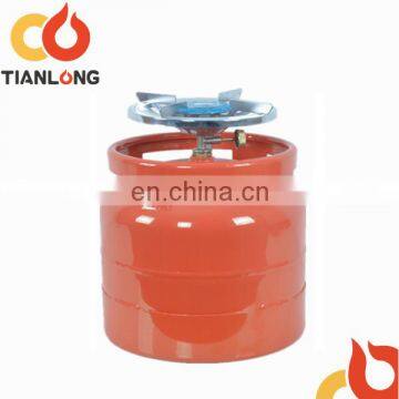 6.0kg lpg gas tank with burner