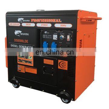 5KW SILENT DIESEL GENERATOR DG6500LDE-N (BIG FUEL TANK)