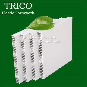 Eco-friendly Hollow Plastic Building Formwork