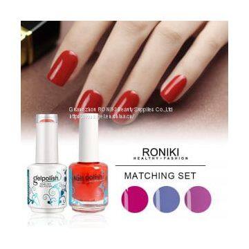 RONIKI Matching Gel & Nail Polish Matching Gel Polish Set Matching Gel Polish Kit photo-3