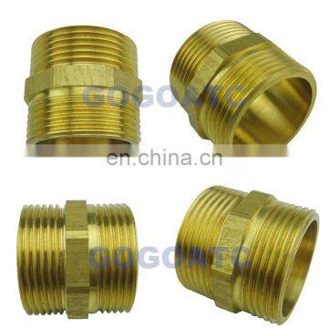 Brass copper plumbing fitting male thread G 1-1/4", 1-1/2", 2 inch union fast connector water hydraulic joint