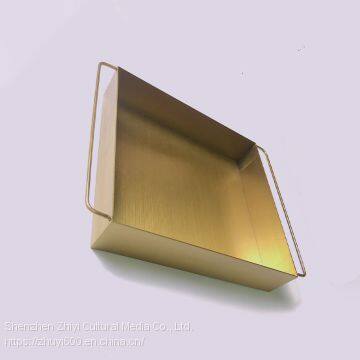 Brass Handle Tea Tray, Special for 357/400g Tea Cake, Support Customized Size photo-2