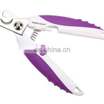 Stainless Steel Pet Nail Clippers Cat Dog Nail Clippers File Curved Handle Pet Cleaning Supplies photo-5