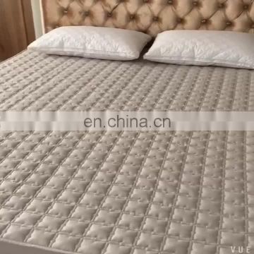 Quilted Removable Bed Mattress Protector with Elastic Band