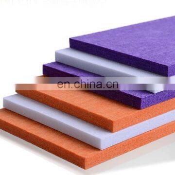 PET Wholesale Customized felt 100% acoustic panel recycled polyester