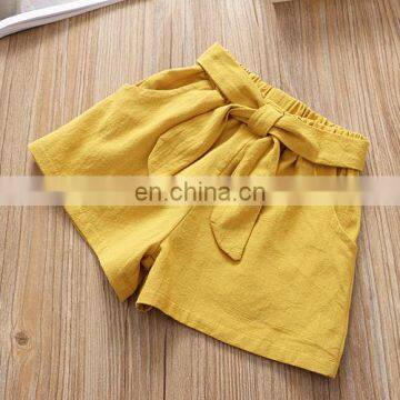 Summer Short-sleeved Embroidered Shirt and Shorts With Lotus Collar 2pcs Beautiful Baby Girl Boutique Summer Suit photo-5