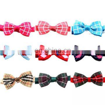 Fashion Skin-friendly Polyester Simple Pattern Pet Dog Bow Tie Collar Adjustable photo-5