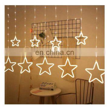 Led string star night decor neon light wall lights indoor for christmas decoration wedding decorative holiday lighting