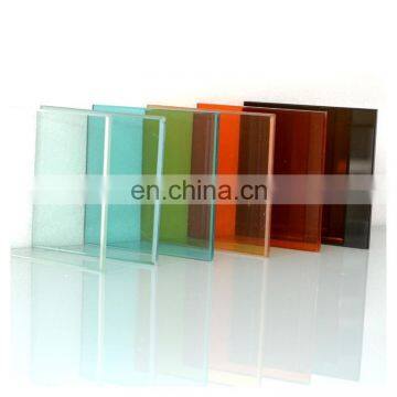 Cheap Bronze Brown Lighth Green Grey PVB Laminated Glass photo-3