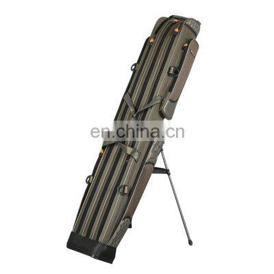 1.25m Waterproof Fishing Rod Bags Tool Storage Fishing Tackle Rod Bag With Stand